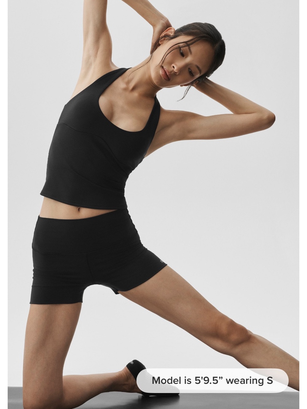 ALO Softsculpt 3" High Waist Precision Shorts in Black